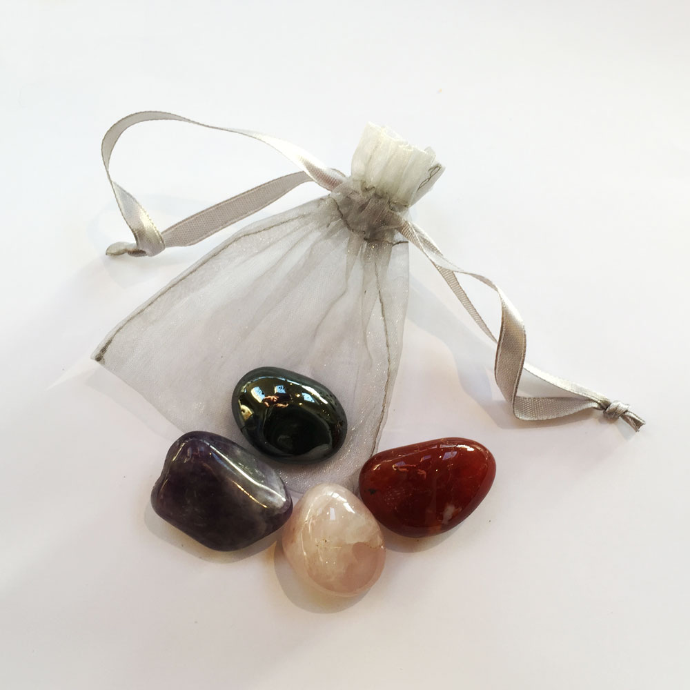 Crystal Healing Bags for Fatigue